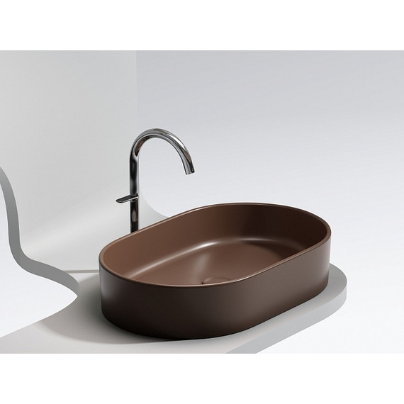 Раковина-чаша Ceramicanova Element 60 см CN6048MDB, тёмно-коричневый матовый фото 9
