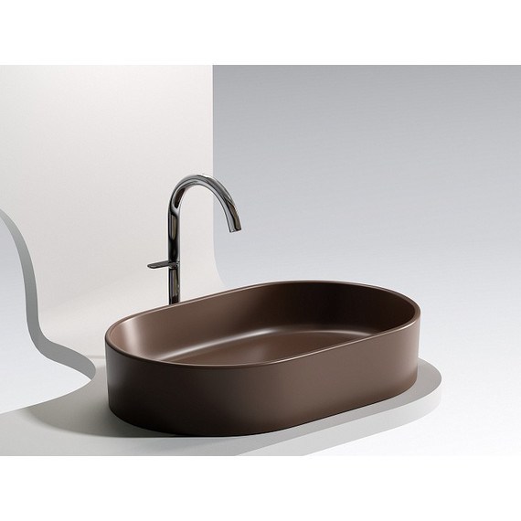 Раковина-чаша Ceramicanova Element 60 см CN6048MDB, тёмно-коричневый матовый фото 3
