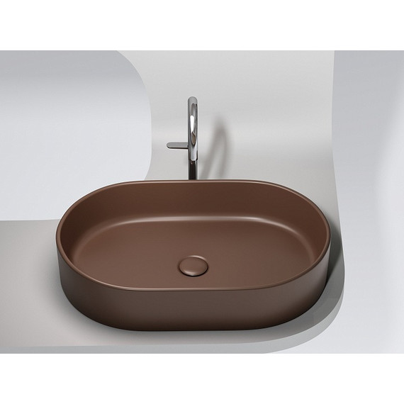 Раковина-чаша Ceramicanova Element 60 см CN6048MDB, тёмно-коричневый матовый фото 4
