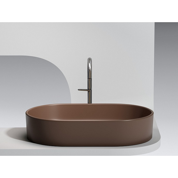 Раковина-чаша Ceramicanova Element 60 см CN6048MDB, тёмно-коричневый матовый фото 5