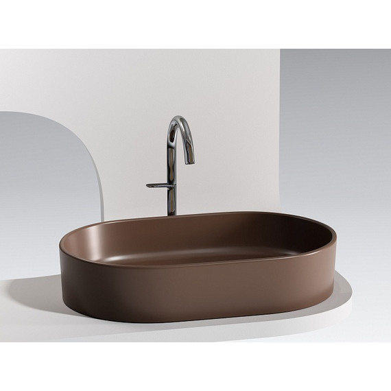 Раковина-чаша Ceramicanova Element 60 см CN6048MDB, тёмно-коричневый матовый фото 6