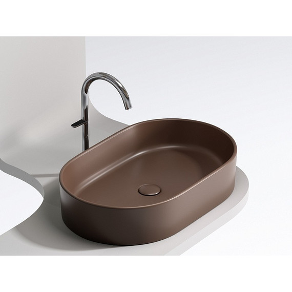 Раковина-чаша Ceramicanova Element 60 см CN6048MDB, тёмно-коричневый матовый фото 8