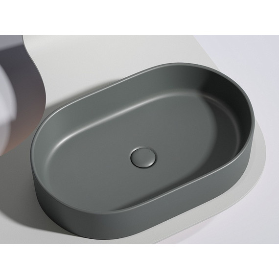 Раковина-чаша Ceramicanova Element 60 см CN6048MDH, тёмный антрацит матовый фото 6