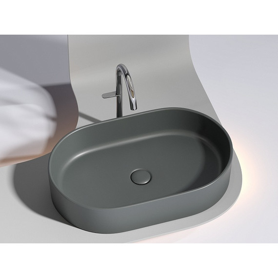 Раковина-чаша Ceramicanova Element 60 см CN6048MDH, тёмный антрацит матовый фото 8