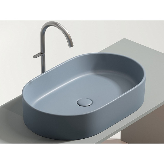 Раковина-чаша Ceramicanova Element 60 см CN6048MHL, серо-голубой матовый фото 7
