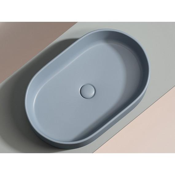 Раковина-чаша Ceramicanova Element 60 см CN6048MHL, серо-голубой матовый фото 2