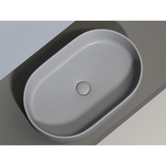 Раковина-чаша Ceramicanova Element 60 см CN6048MH, антрацит матовый фото 2