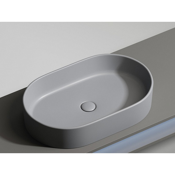 Раковина-чаша Ceramicanova Element 60 см CN6048MH, антрацит матовый фото 3