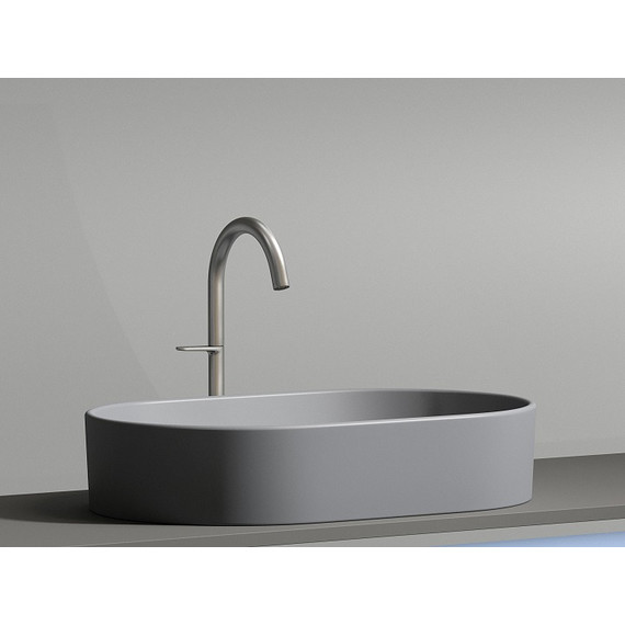 Раковина-чаша Ceramicanova Element 60 см CN6048MH, антрацит матовый фото 6