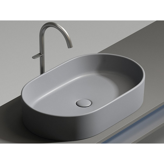 Раковина-чаша Ceramicanova Element 60 см CN6048MH, антрацит матовый фото 7