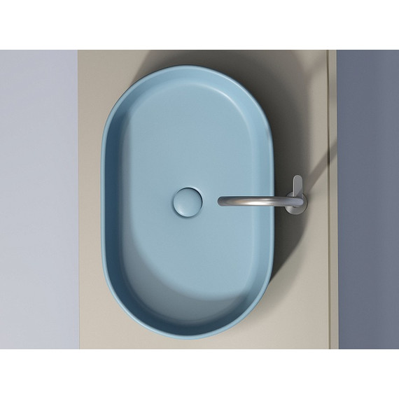 Раковина-чаша Ceramicanova Element 60 см CN6048ML, голубой матовый фото 7