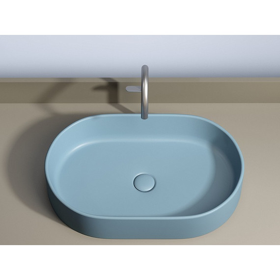 Раковина-чаша Ceramicanova Element 60 см CN6048ML, голубой матовый фото 2