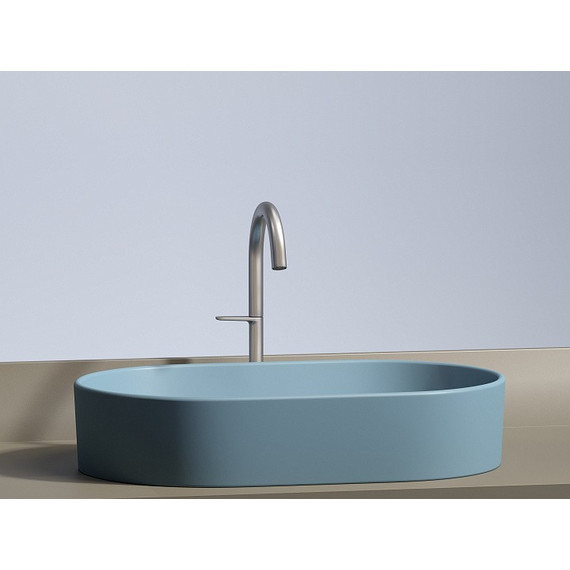 Раковина-чаша Ceramicanova Element 60 см CN6048ML, голубой матовый фото 3