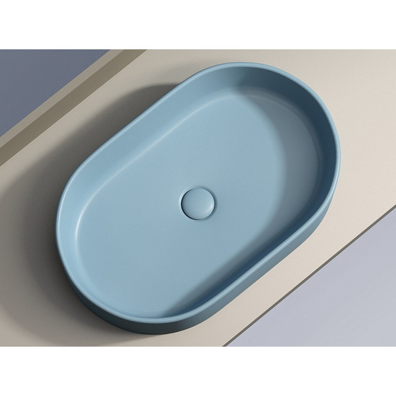 Раковина-чаша Ceramicanova Element 60 см CN6048ML, голубой матовый фото 5