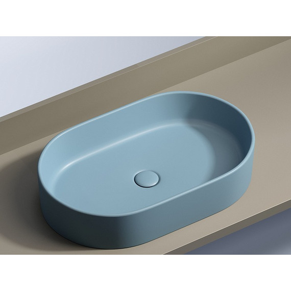 Раковина-чаша Ceramicanova Element 60 см CN6048ML, голубой матовый фото 6