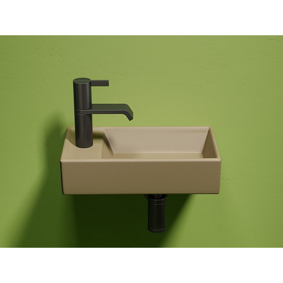 Раковина подвесная Ceramicanova Element 40 см R CN6051RMC, капучино матовый фото 4