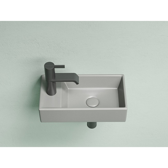 Раковина подвесная Ceramicanova Element 40 см R CN6051RMH, антрацит матовый фото 5