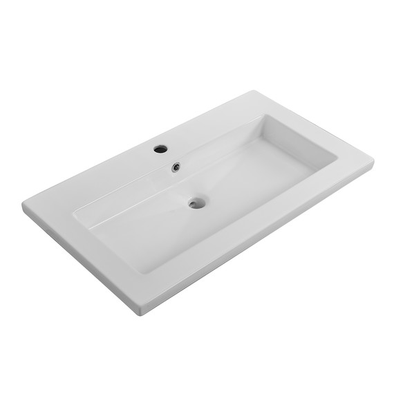 Тумба подвесная с раковиной Belbagno 75 см KRAFT-750-2C-SO-СO, бежевый матовый фото 2