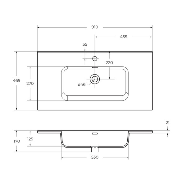 Тумба подвесная с раковиной Belbagno 90 см KRAFT-900-2C-SO-СO (раковина BB900ETL) бежевый матовый фото 4