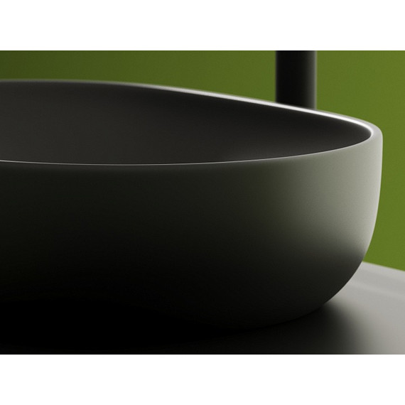 Раковина-чаша Ceramicanova Element 60 см CN6047MDH, тёмный антрацит матовый фото 9