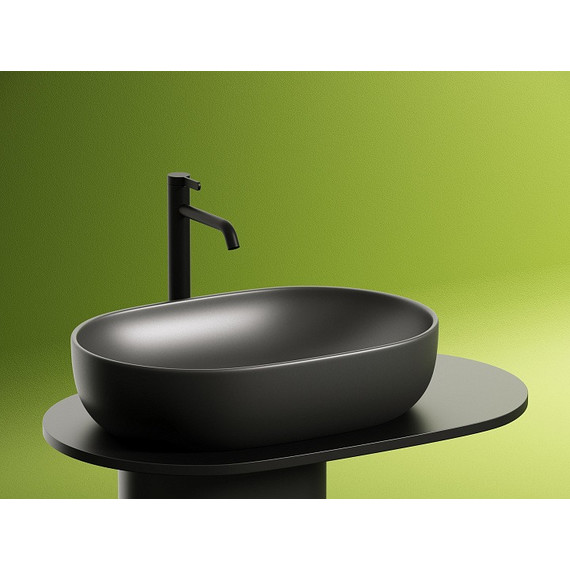 Раковина-чаша Ceramicanova Element 60 см CN6047MDH, тёмный антрацит матовый фото 4