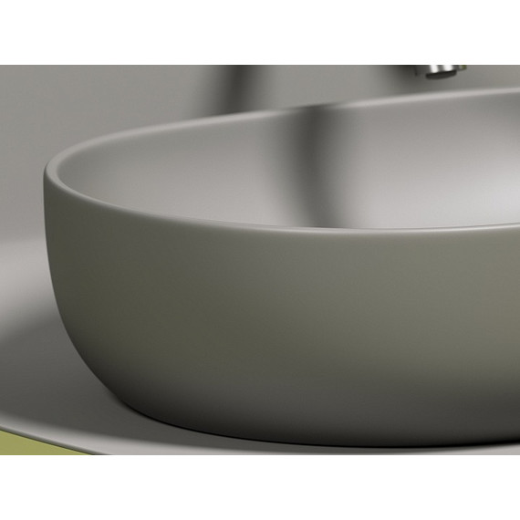 Раковина-чаша Ceramicanova Element 60 см CN6047MH, антрацит матовый фото 5