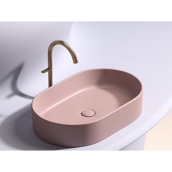 Раковина-чаша Ceramicanova Element 60 см CN6048MP, розовый матовый фото 9