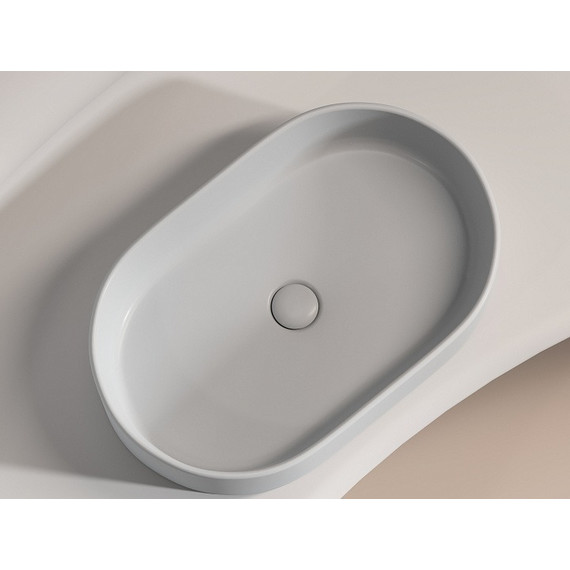 Раковина-чаша Ceramicanova Element 60 см CN6048MSG, серый матовый фото 7