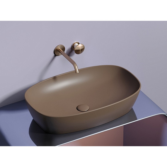 Раковина-чаша Ceramicanova Element 60 см CN6049MDB, тёмно-коричневый матовый фото 6