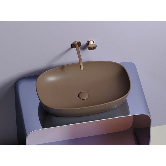 Раковина-чаша Ceramicanova Element 60 см CN6049MDB, тёмно-коричневый матовый фото 2