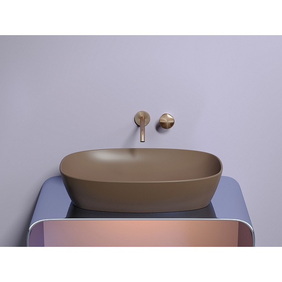 Раковина-чаша Ceramicanova Element 60 см CN6049MDB, тёмно-коричневый матовый фото 4