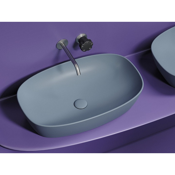 Раковина-чаша Ceramicanova Element 60 см CN6049MHL, серо-голубой матовый фото 3