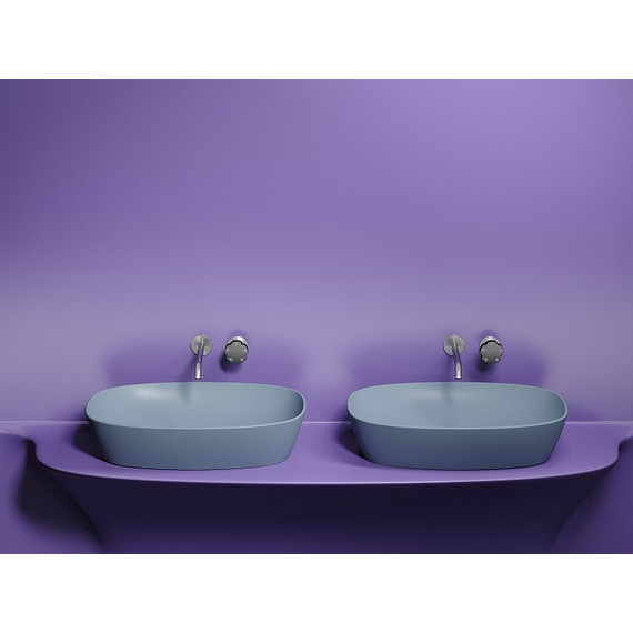 Раковина-чаша Ceramicanova Element 60 см CN6049MHL, серо-голубой матовый фото 4