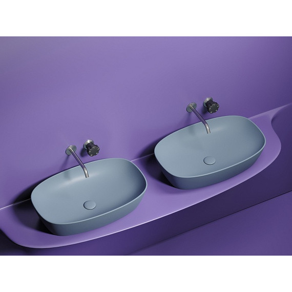 Раковина-чаша Ceramicanova Element 60 см CN6049MHL, серо-голубой матовый фото 5