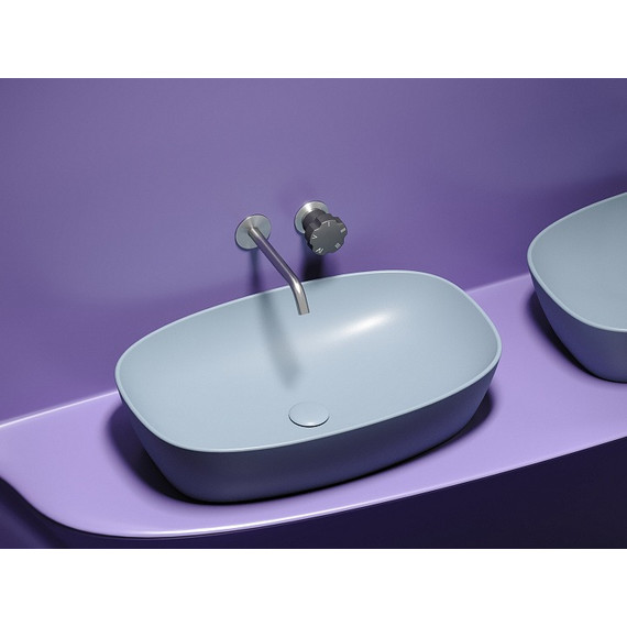 Раковина-чаша Ceramicanova Element 60 см CN6049MHL, серо-голубой матовый фото 