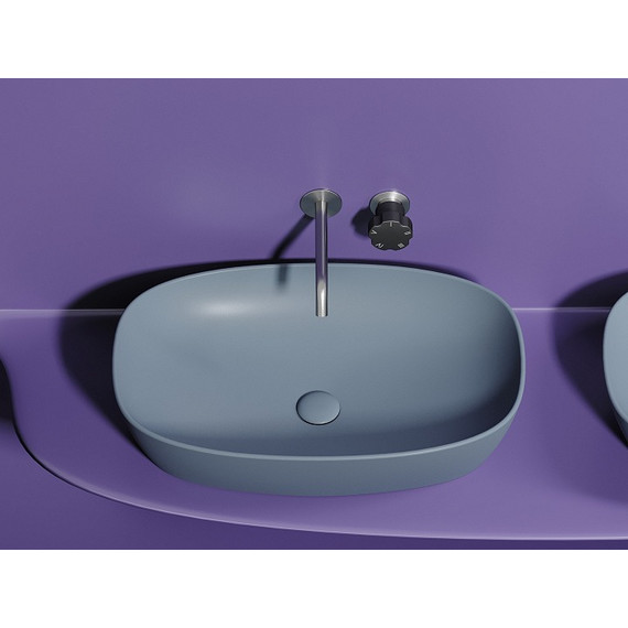 Раковина-чаша Ceramicanova Element 60 см CN6049MHL, серо-голубой матовый фото 10