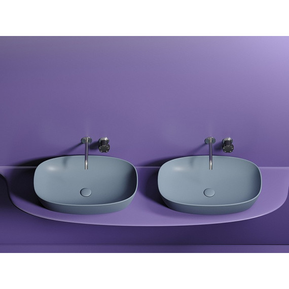 Раковина-чаша Ceramicanova Element 60 см CN6049MHL, серо-голубой матовый фото 11