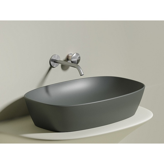 Раковина-чаша Ceramicanova Element 60 см CN6049MH, антрацит матовый фото 3