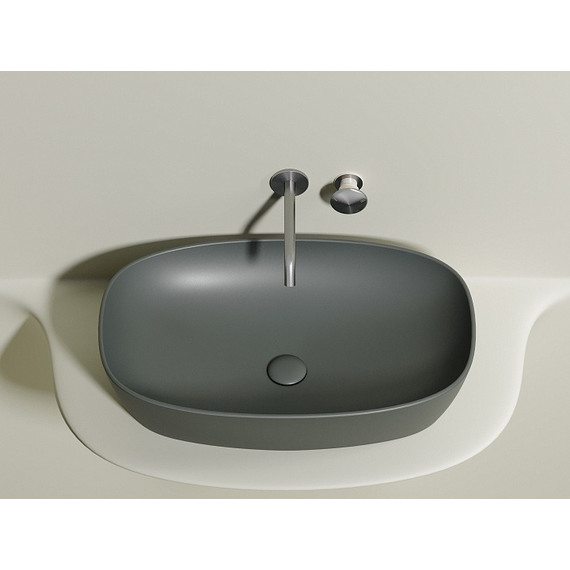 Раковина-чаша Ceramicanova Element 60 см CN6049MH, антрацит матовый фото 4