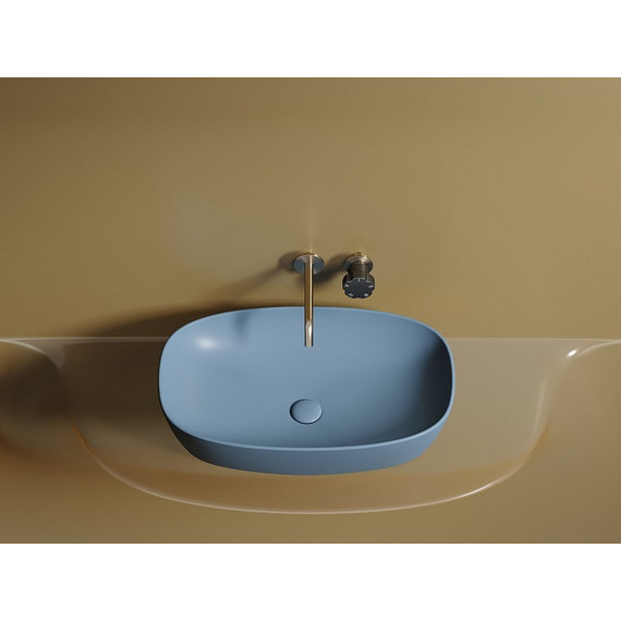Раковина-чаша Ceramicanova Element 60 см CN6049ML, голубой матовый фото 2