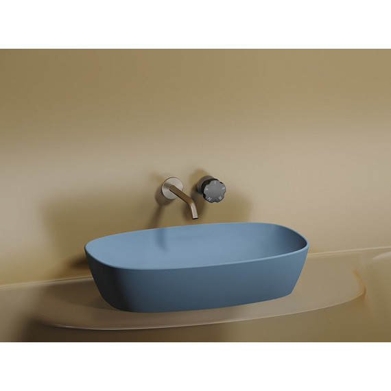 Раковина-чаша Ceramicanova Element 60 см CN6049ML, голубой матовый фото 4