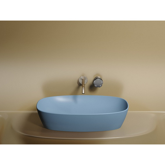 Раковина-чаша Ceramicanova Element 60 см CN6049ML, голубой матовый фото 5