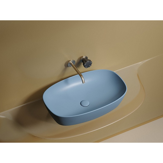 Раковина-чаша Ceramicanova Element 60 см CN6049ML, голубой матовый фото 6