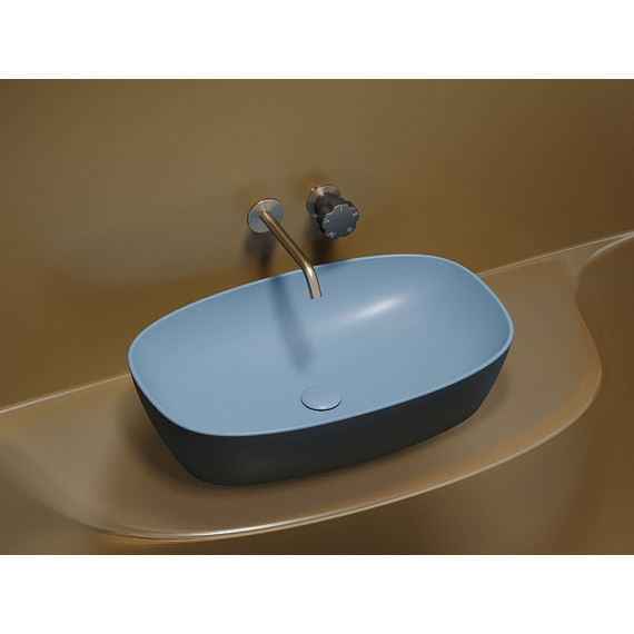 Раковина-чаша Ceramicanova Element 60 см CN6049ML, голубой матовый фото 8