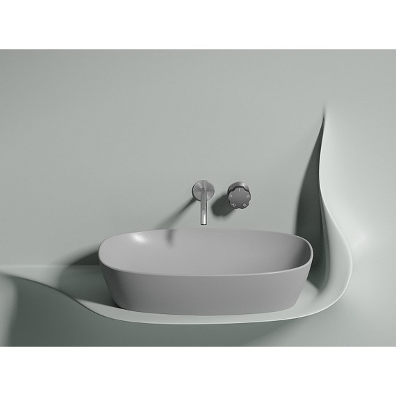 Раковина-чаша Ceramicanova Element 60 см CN6049MSG, серый матовый фото 5