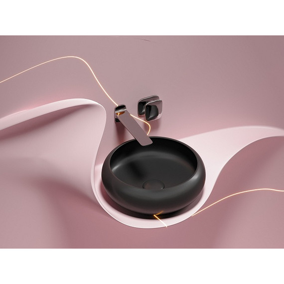 Раковина-чаша Ceramicanova Element 36 см CN6050MB, чёрный матовый фото 6