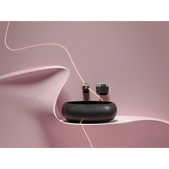 Раковина-чаша Ceramicanova Element 36 см CN6050MB, чёрный матовый фото 7