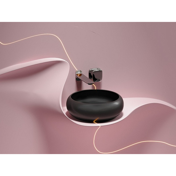 Раковина-чаша Ceramicanova Element 36 см CN6050MB, чёрный матовый фото 3