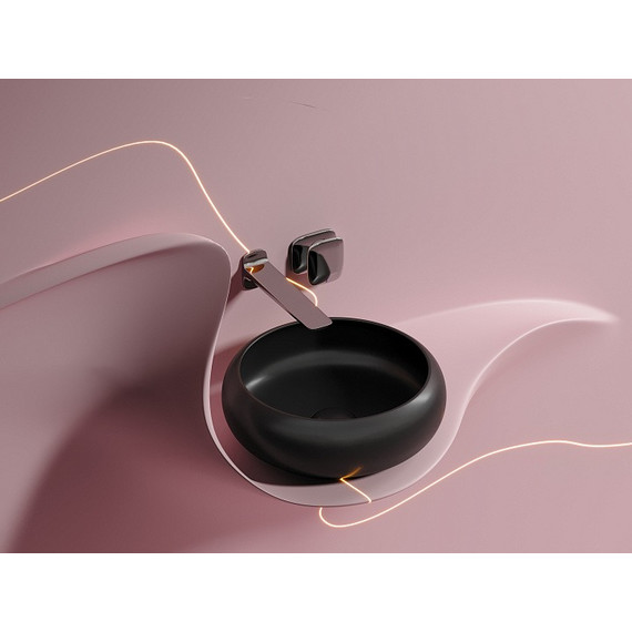 Раковина-чаша Ceramicanova Element 36 см CN6050MB, чёрный матовый фото 4