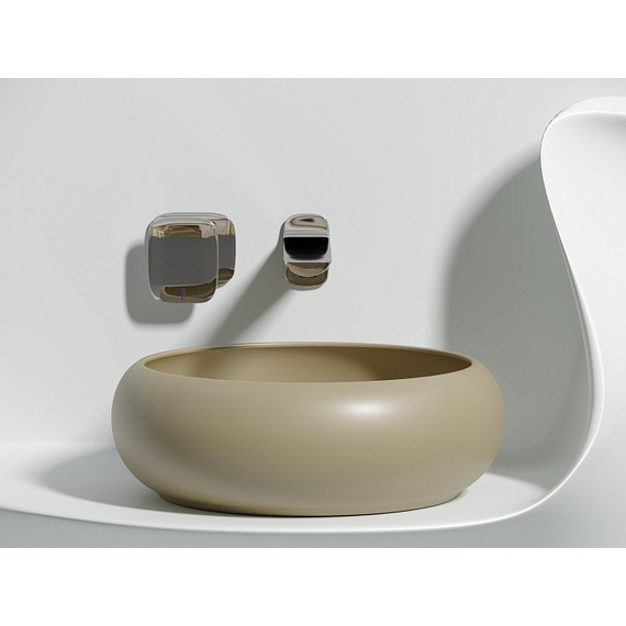 Раковина-чаша Ceramicanova Element 36 см CN6050MC, капучино матовый фото 7